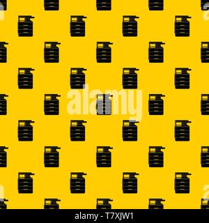 Multipurpose device, fax, copier and scanner pattern vector Stock Vector