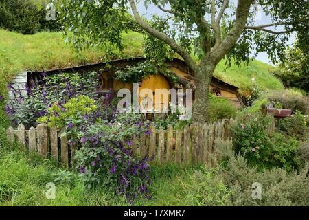 Landscape New Zealand, the place in Middle-earth Stock Photo