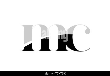 black and white alphabet letter ms m s logo combination design suitable ...