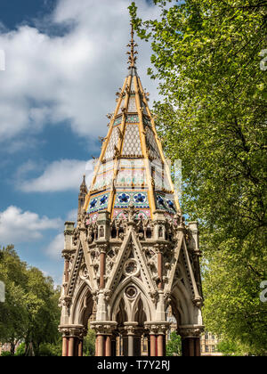 Buxton Memorial Fountain, by Charles Buxton and Samuel Sanders Teulon, celebrating the emancipation of slaves in the British Empire in 1834, Victoria  Stock Photo