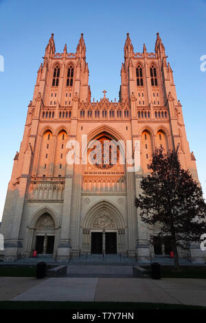 Washington National Cathedral aka Cathedral Church of Saint Peter and Saint Paul in the City and Diocese of Washington,.Washington D.C.USA Stock Photo