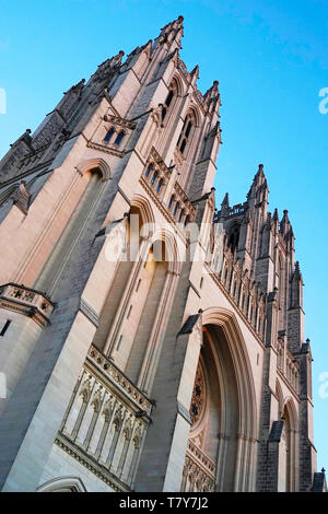 Washington National Cathedral aka Cathedral Church of Saint Peter and Saint Paul in the City and Diocese of Washington,.Washington D.C.USA Stock Photo