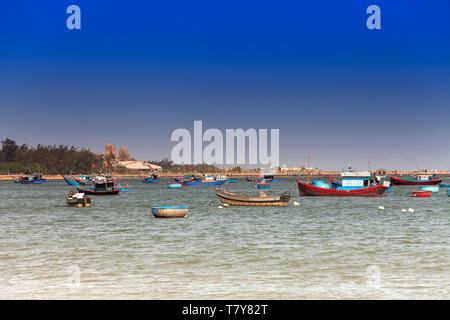 Bay of Ninh Thuan, Ninh Thuan Province, Thap Cham, Vietnam, Asia Stock Photo