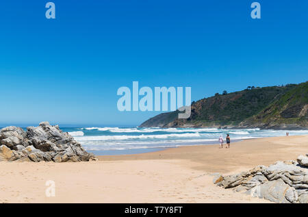 The beach at Wilderness, Garden Route, Western Cape, South Africa Stock Photo