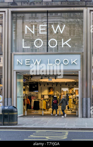 A branch of New Look fashion retailers in Oxford Street. Stock Photo