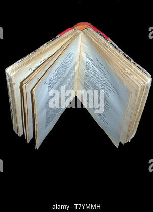Open book close-up Stock Photo
