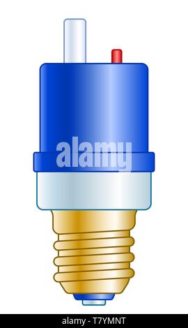 Illustration of the electrical circuit breaker tool Stock Vector