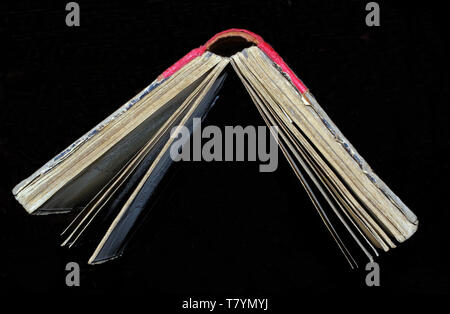 Open book close-up Stock Photo