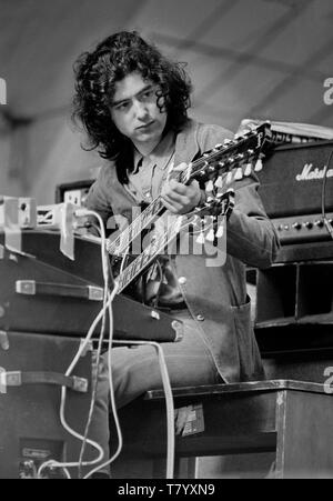 Amsterdam, Netherlands - May 27: Jimmy Page, John Paul Jones Of Led 