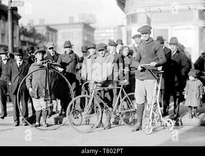 Penny-Farthing, Bicycle, Miniature Bike, 1919 Stock Photo