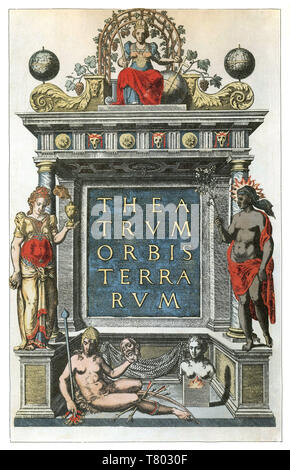 Abraham Ortelius, Theatrum Orbis Terrarum, 1570 Stock Photo