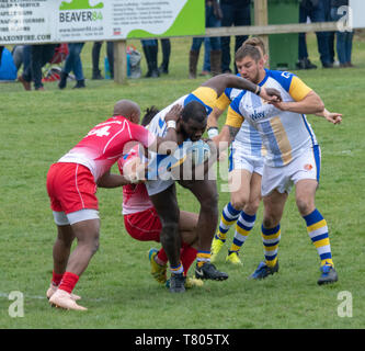 Bury St Edmunds Rugby Club 7s 2019 - British Army vs Apache Stock Photo