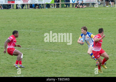 Bury St Edmunds Rugby Club 7s 2019 - British Army vs Apache Stock Photo