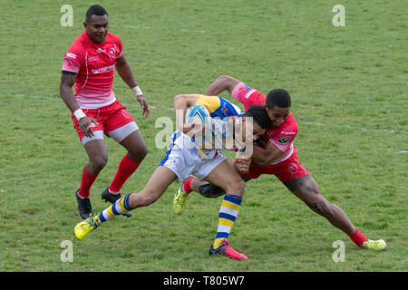 Bury St Edmunds Rugby Club 7s 2019 - British Army vs Apache Stock Photo