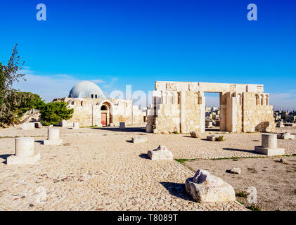 Umayyad Palace, Amman Citadel, Amman Governorate, Jordan, Middle East Stock Photo