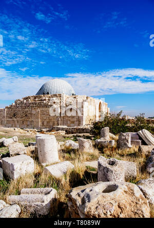 Amman Citadel national historic site's map and description set on the ...