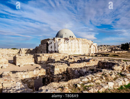 Amman Citadel national historic site's map and description set on the ...