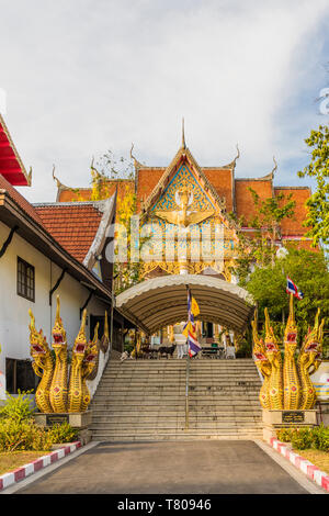 Colourful architecture at the Office of National Buddhism, in Phuket Town, Phuket, Thailand, Southeast Asia, Asia Stock Photo