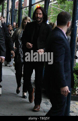 New York, NY, USA. 9th May, 2019. Keanu Reeves arriving to the World premiere of John Wick: Chapter 3 Parabellum in Brooklyn, New York City on May 9, 2019. Credit: Rw/Media Punch/Alamy Live News Stock Photo