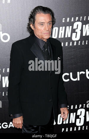 Brooklyn, USA. 9 May, 2019. Ian McShane at the JOHN WICK: CHAPTER 3 - PARABELLUM World Premiere at 1 Hanson Place. Credit: Steve Mack/Alamy Live News Stock Photo