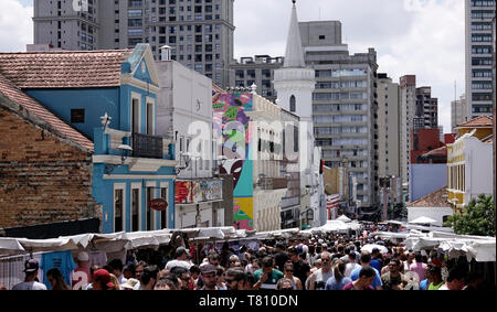 Central Curitiba, state of Parana, south Brazil, South America Stock Photo