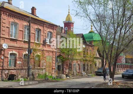 Astrachan, Stadt an der Volga in Südrussland: In der muslimischen Vorstadt Stock Photo