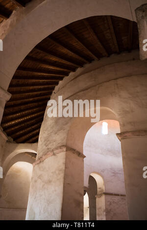 Interior of the Church of St. Donatus (Crkva Sv. Donata), the Forum, Zadar, Croatia Stock Photo