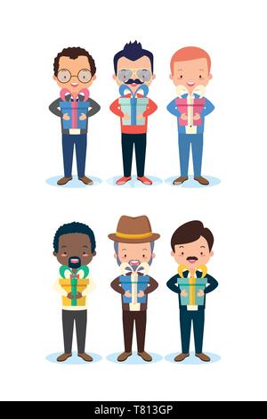 happy fathers day Stock Vector