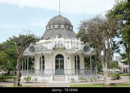 View of classic bizantine built in Exposition park, Lima, Peru. Stock Photo