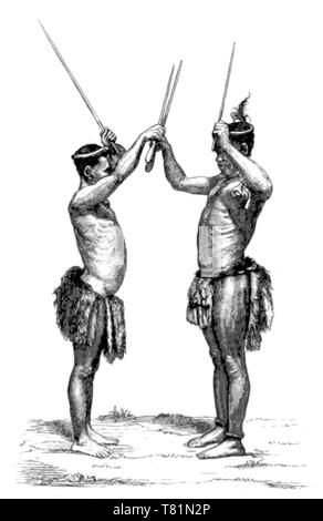 xhosa-walking-fighting-sticks-izinduku-amabhunguza – RENATURED