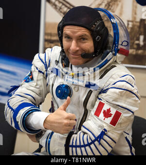 Astronaut David Saint-Jacques, ISS Expedition 58 Stock Photo