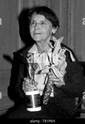 Barbara McClintock, American Cytogeneticist Stock Photo