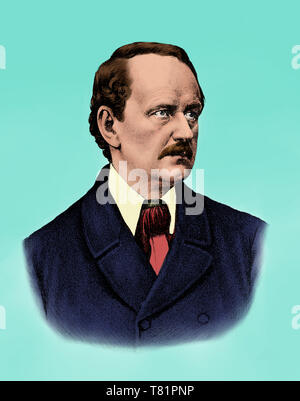 Jakob Matthias Schleiden, German botanist Stock Photo