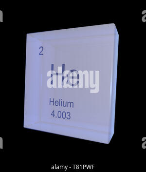 helium gas symbol
