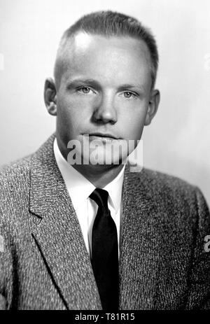 Neil Armstrong, American Astronaut and Test Pilot Stock Photo