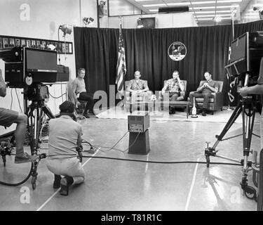 Apollo 11, Prime Crew Press Conference, 1969 Stock Photo