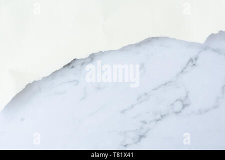Old grey eco crumpled drawing paper kraft background texture in soft white light color concept for page wallpaper design, gray rice matte organic Stock Photo