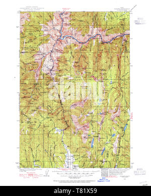 Riggins, Idaho, map 1938, 1:125000, United States of America by ...