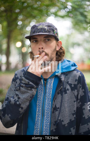 street portrait taken in Philadelphia Pennsylvania, Stock Photo