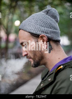 street portrait taken in Philadelphia Pennsylvania, Stock Photo