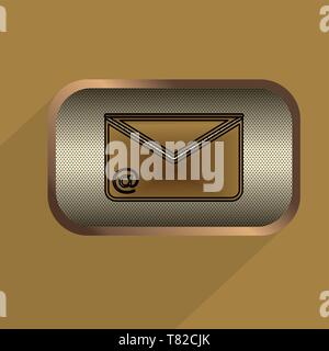 Steampunk icons metal buttons vector set Stock Vector