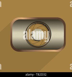 Steampunk icons metal buttons vector set Stock Vector