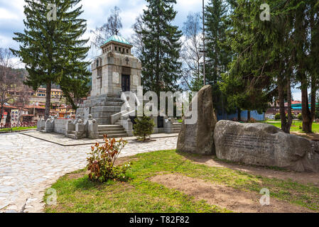 Koprivshtitsa, Bulgaria: Monument mausoleum of April uprising Stock Photo