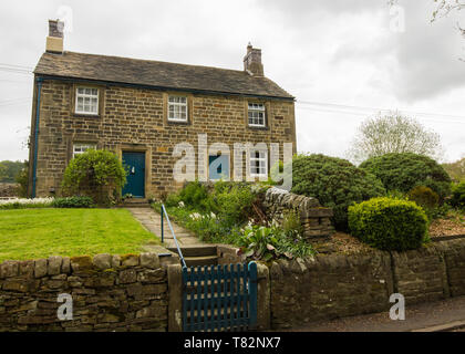Cottage in Beeley village Derbyshire, Peak District UK Stock Photo