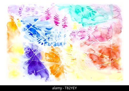 Abstract grunge acrylic hand painted background. Can be used for posters, flyers or webdesign. Stock Photo