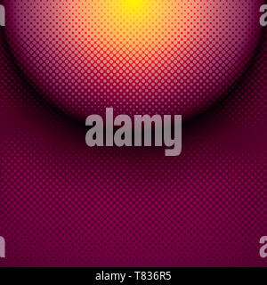 Colorful blurred background with halftone effect overlay. Dotted pattern abstract gradient backdrop Stock Photo