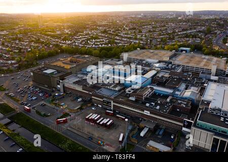 Brent Cross Shopping Centre at sunset, London, UK Stock Photo