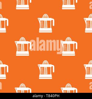 Juicer pattern vector orange Stock Vector