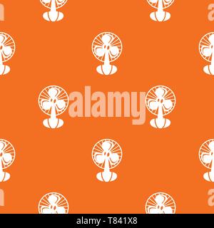 Fan pattern vector orange Stock Vector
