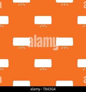 Conditioner pattern vector orange Stock Vector